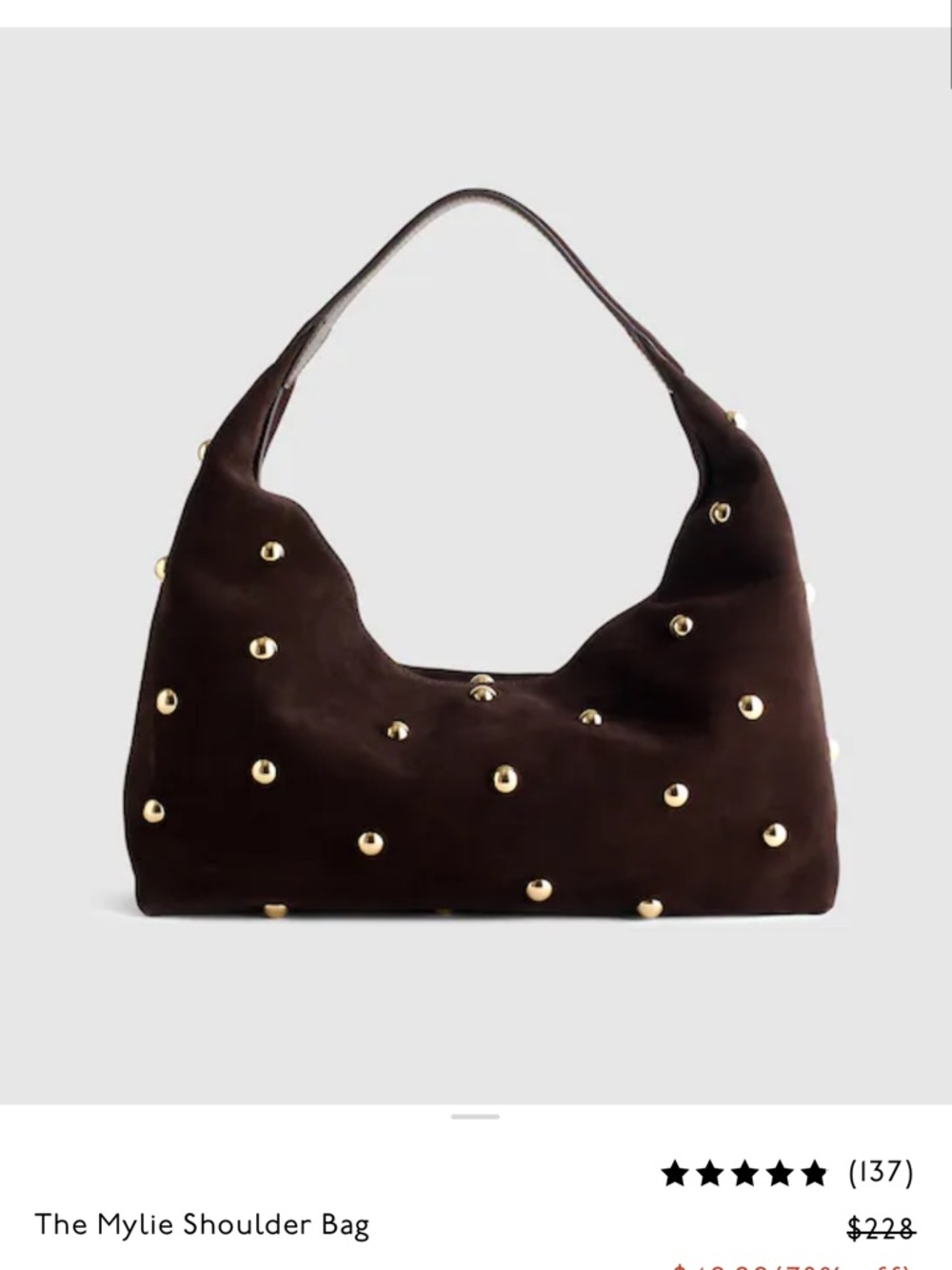 Madewell Mylie Shoulder Bag — Dark Carob